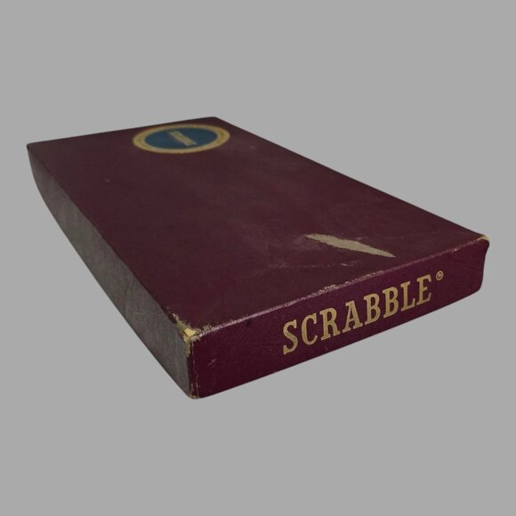 Vintage 1953 Selchow & Righter Co Scrabble Game Missing Only 1 Tile - Picture 11 of 11